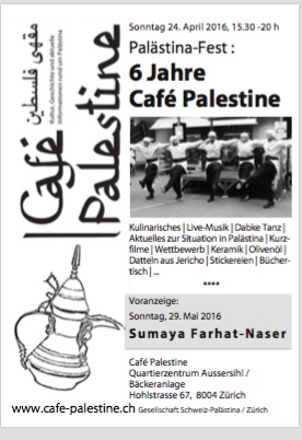 6 Jahre Café Palestine Zürich