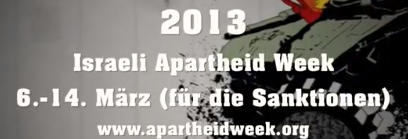 Israeli Apartheit Week  2013