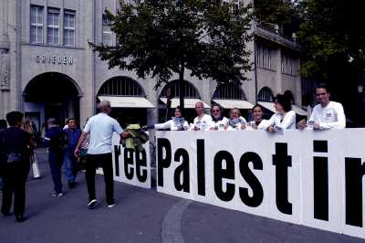 Mahanwache Free Palestine Paradeplatz